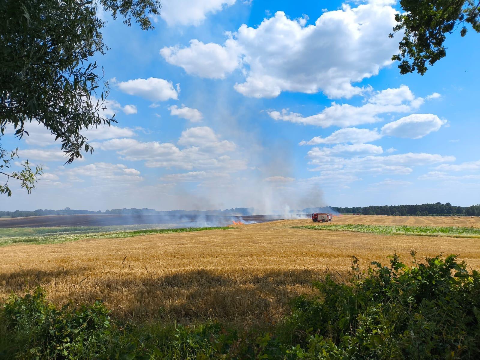 Strażacy ochotnicy z Pieniężna skierowani do działań na terenie powiatu lidzbarskiego