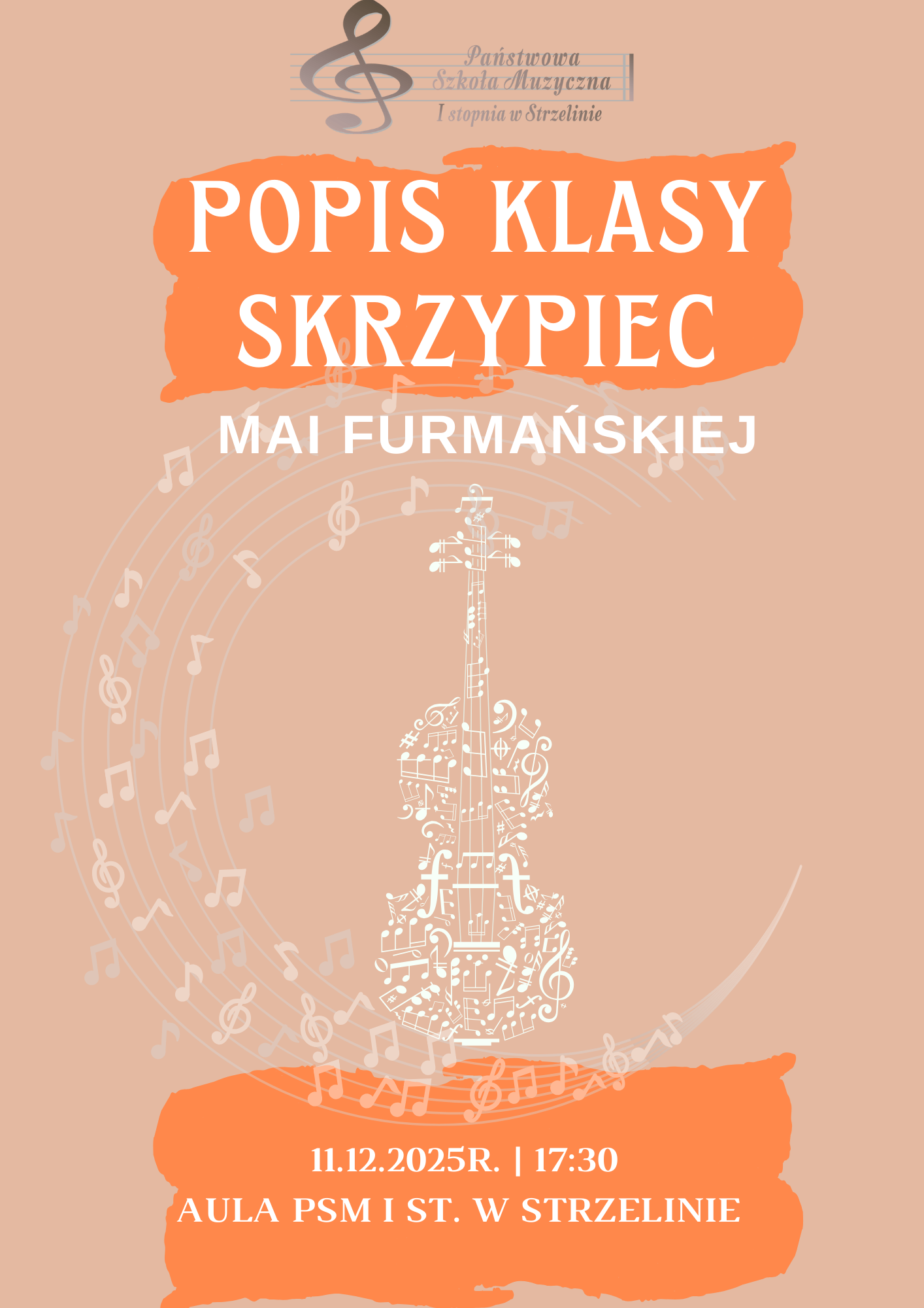 Popis klasy skrzypiec mgr Mai Furmańskiej - 11.12.2025 r.