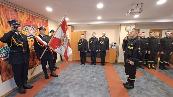 Pożegnanie ze służbą w Państwowej Straży Pożarnej 