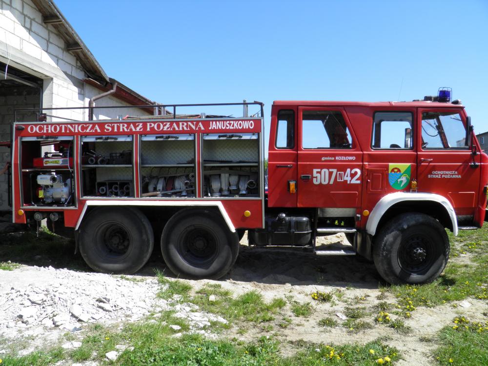 Samochód OSP Januszkowo