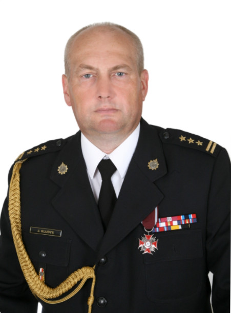  st. bryg. mgr inż. Józef Kludys Komendant Powiatowy PSP w Leżajsku od 1.09.2018 r.