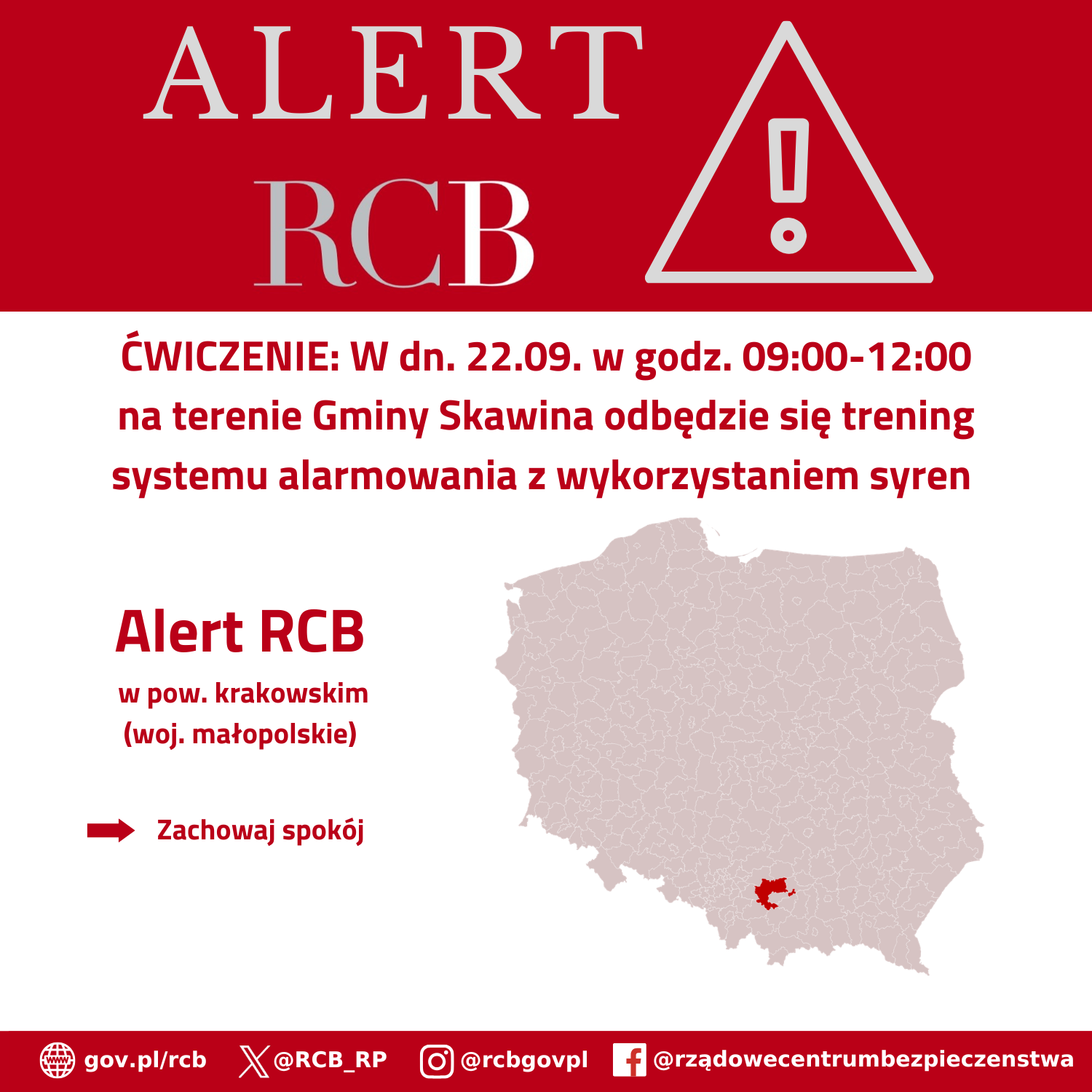 Alert RCB (21.09)