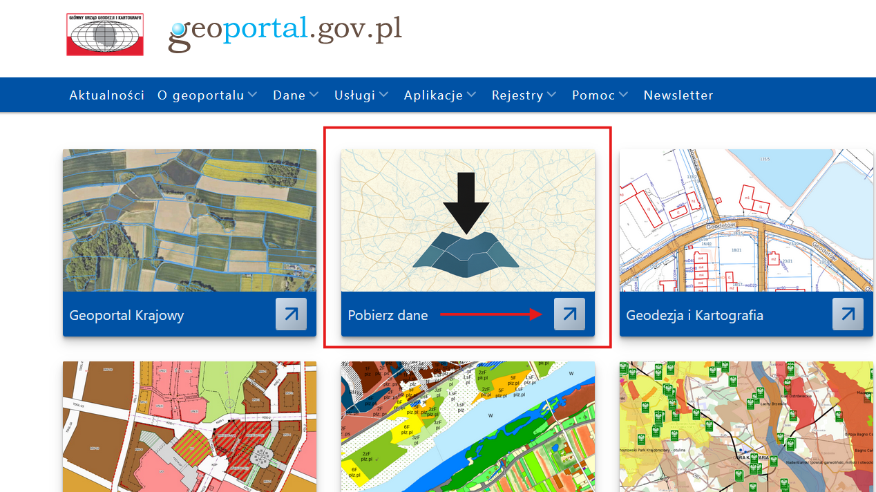 Moduł "Pobierz dane".