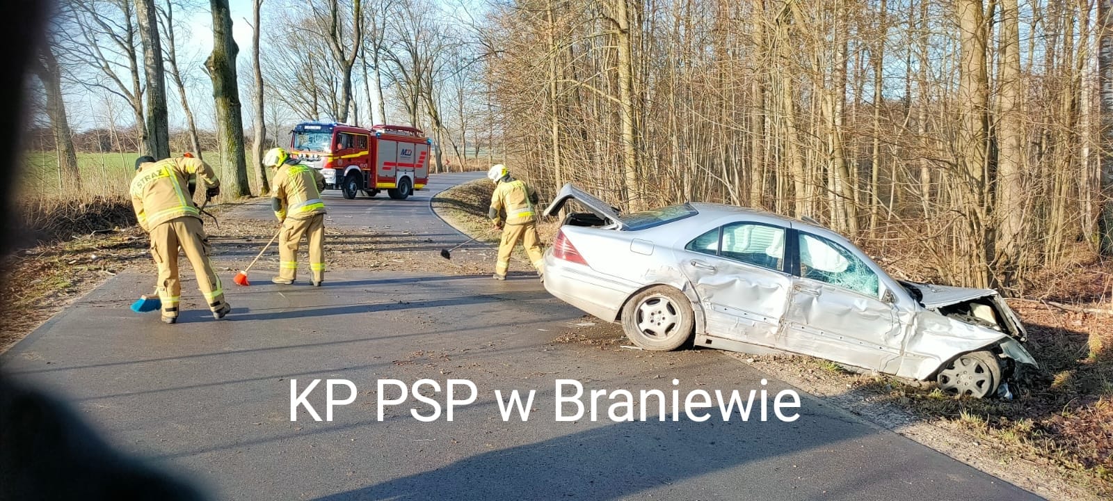 Kolejne zdarzenie drogowe – gm. Pieniężno