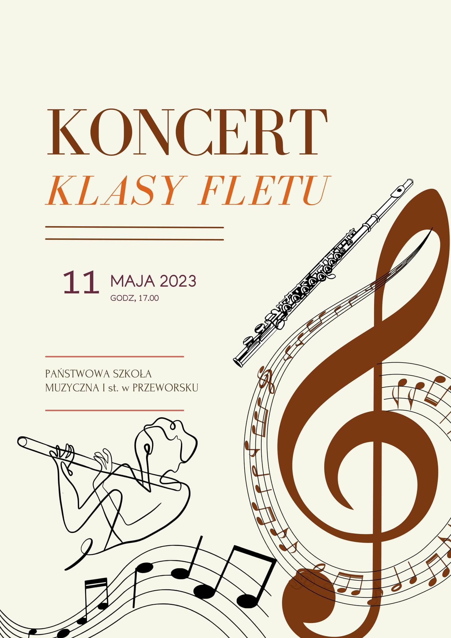 Koncert klasy fletu - 11 maja 2023