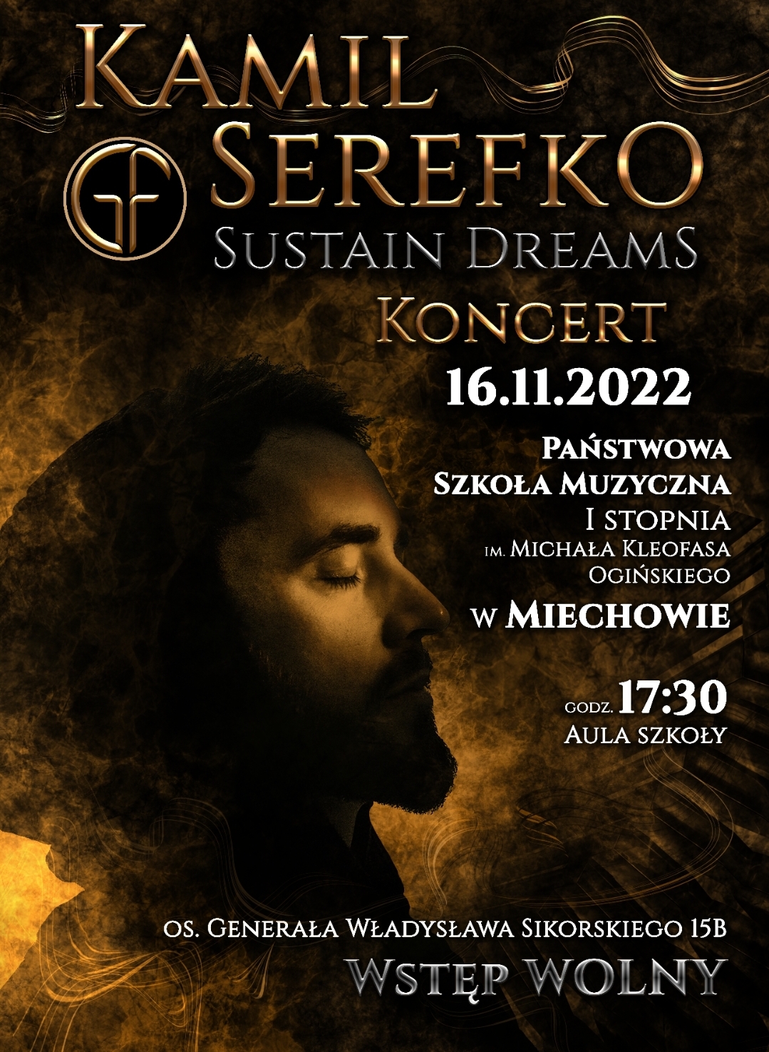 Grafika przedstawia szczegóły koncertu Kamila Serefko