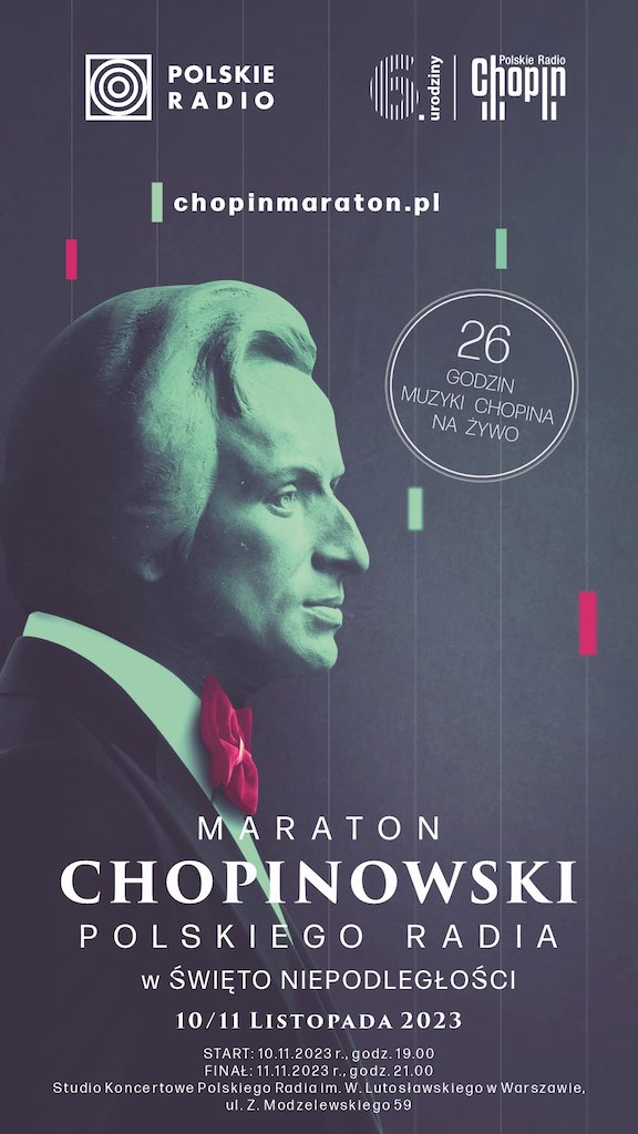 Afisz - Maraton Chopinowski 2023