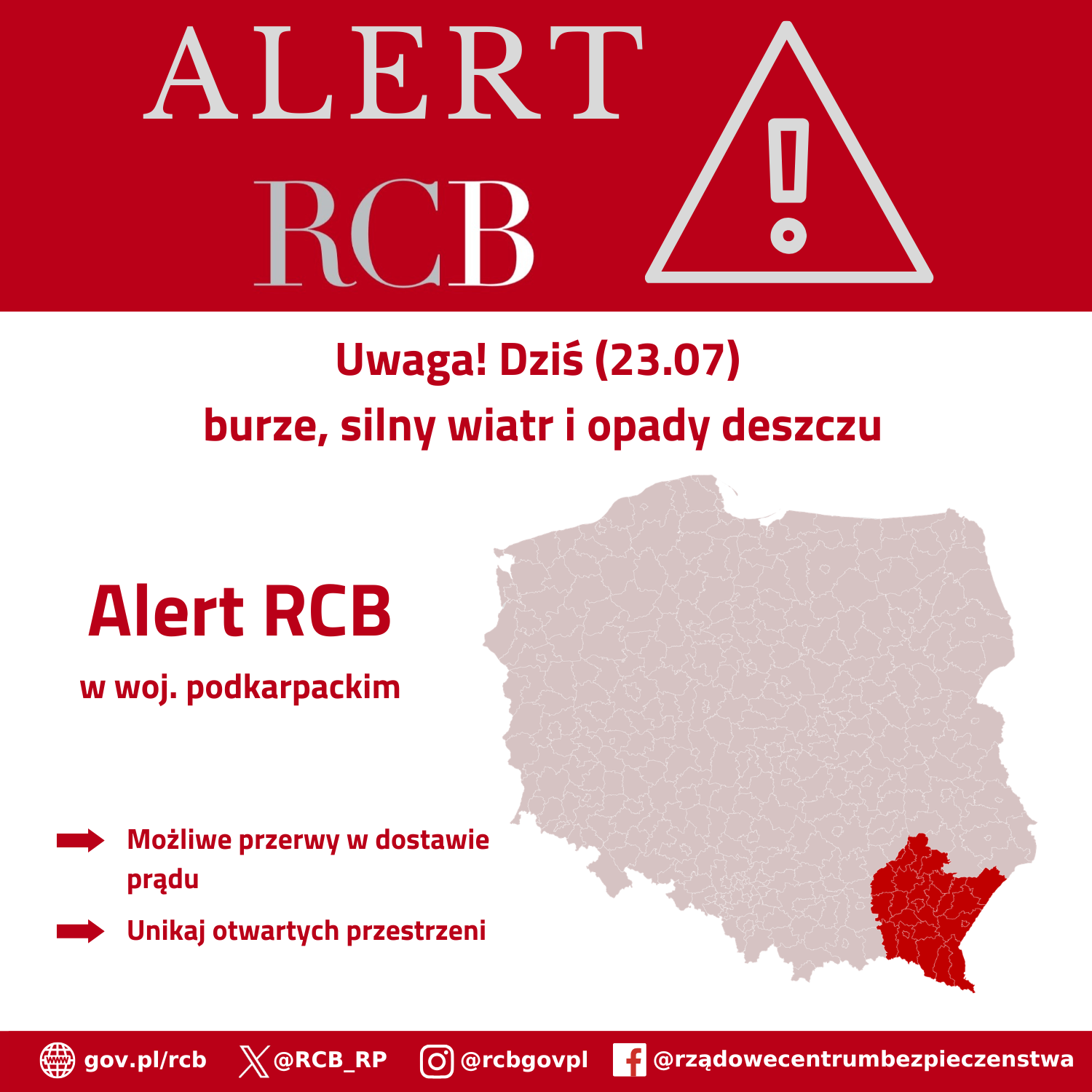 Alert RCB 23.07