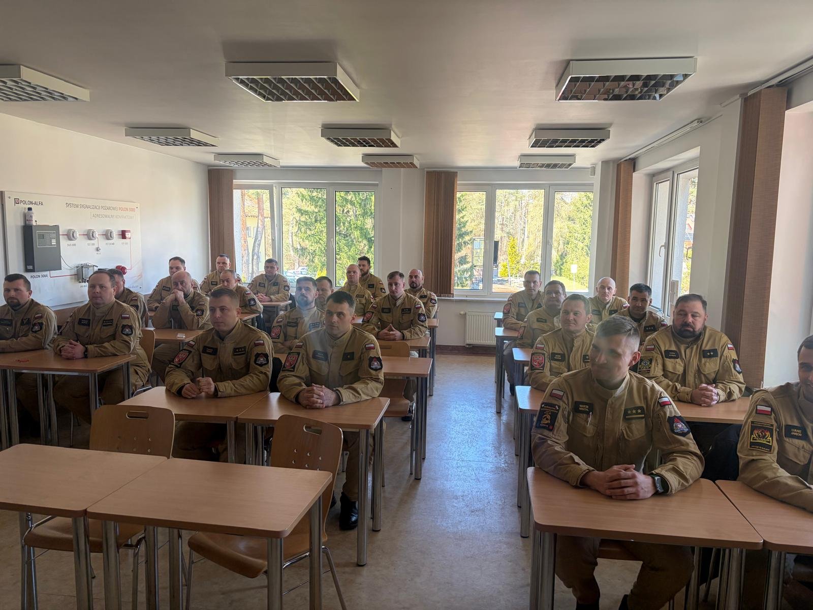Szkolenie z udziałem braniewskich funkcjonariuszy Państwowej Straży Pożarnej