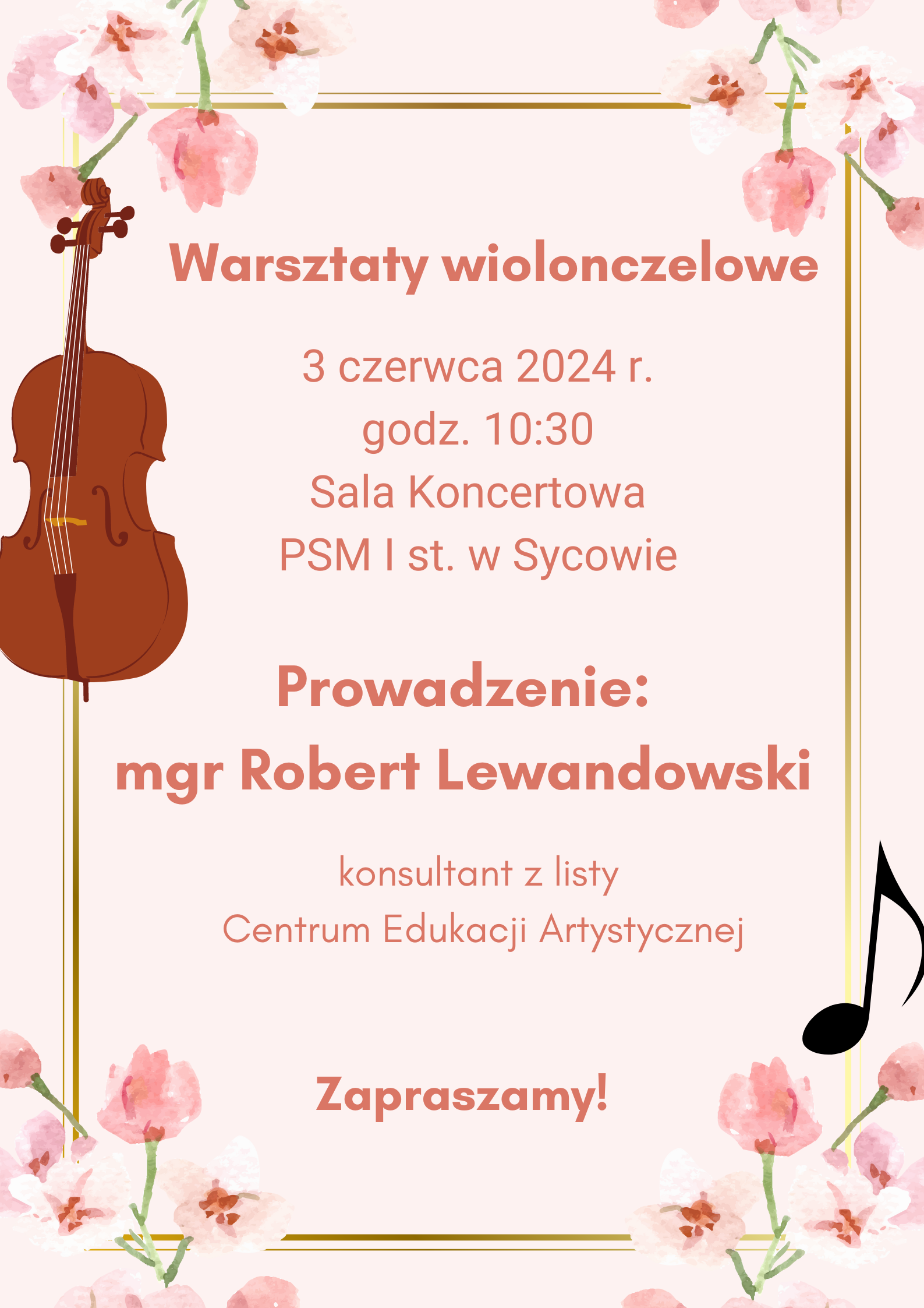 warsztaty wioloncczelowe