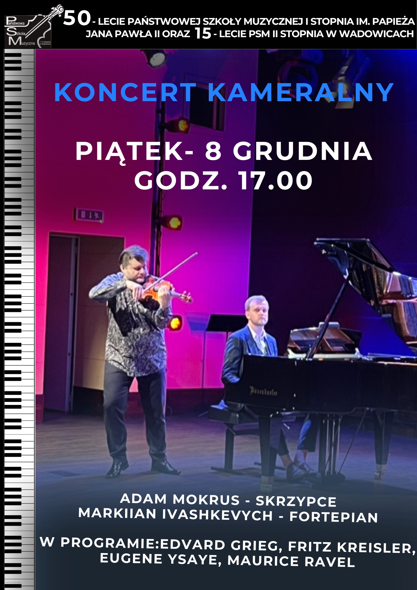 Koncert kameralny A. Mokrus i M. Ivashkevych