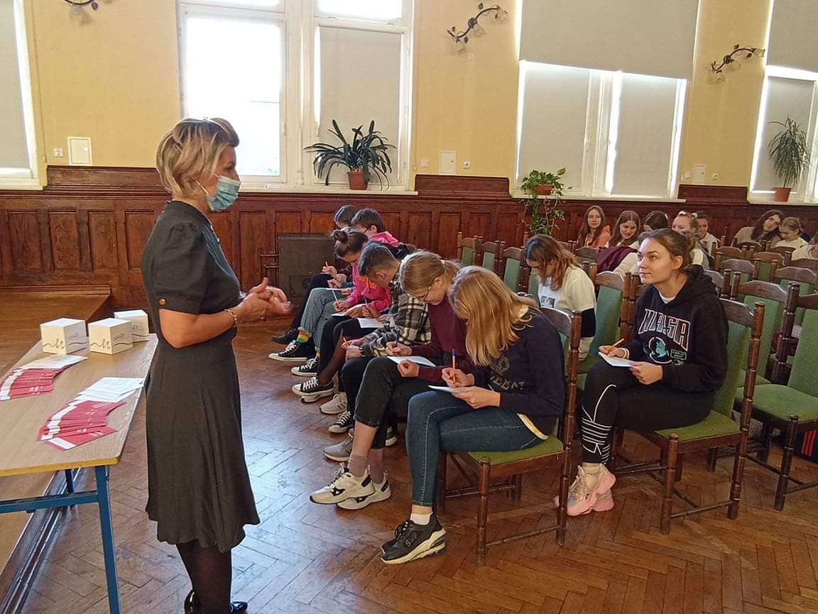 Zdjęcie ze spotkania promującego profilaktykę raka piersi w powiecie krotoszyńskim