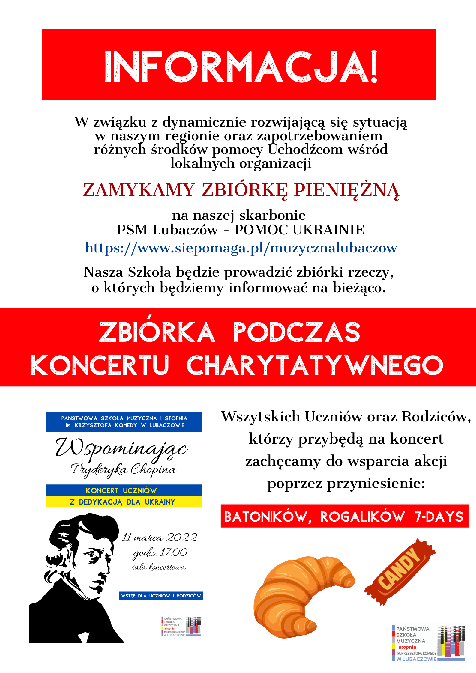 Zbiórka rogalików 7 DAYS dla uchodźców po drugiej stronie granicy