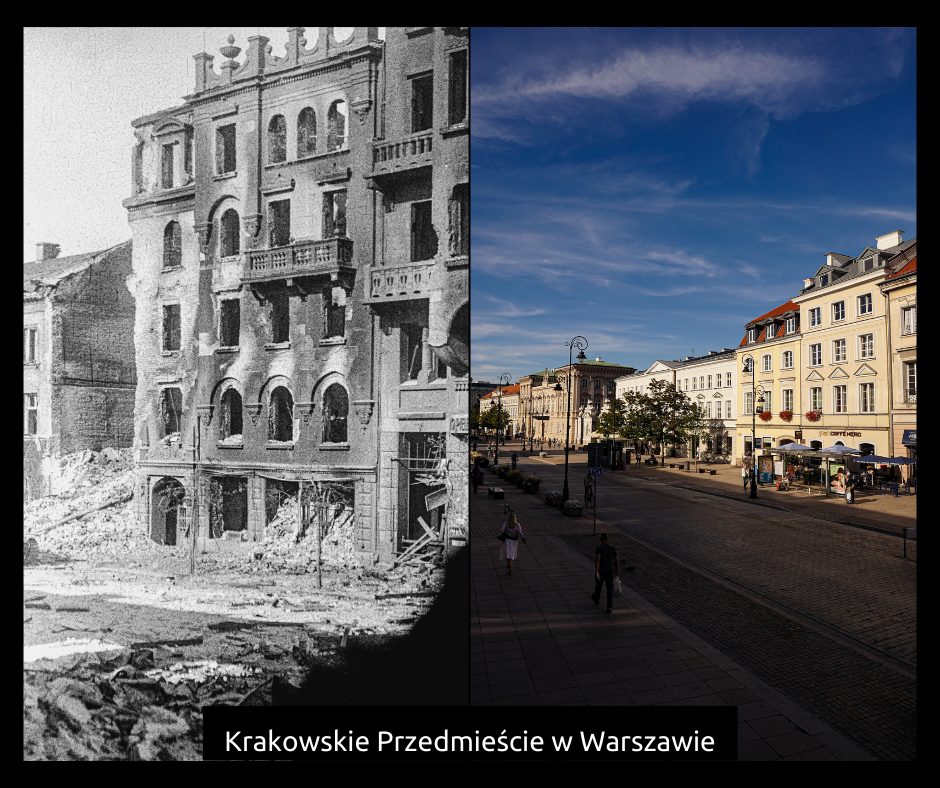 Ulica Krakowskie Przedmieście w Warszawie