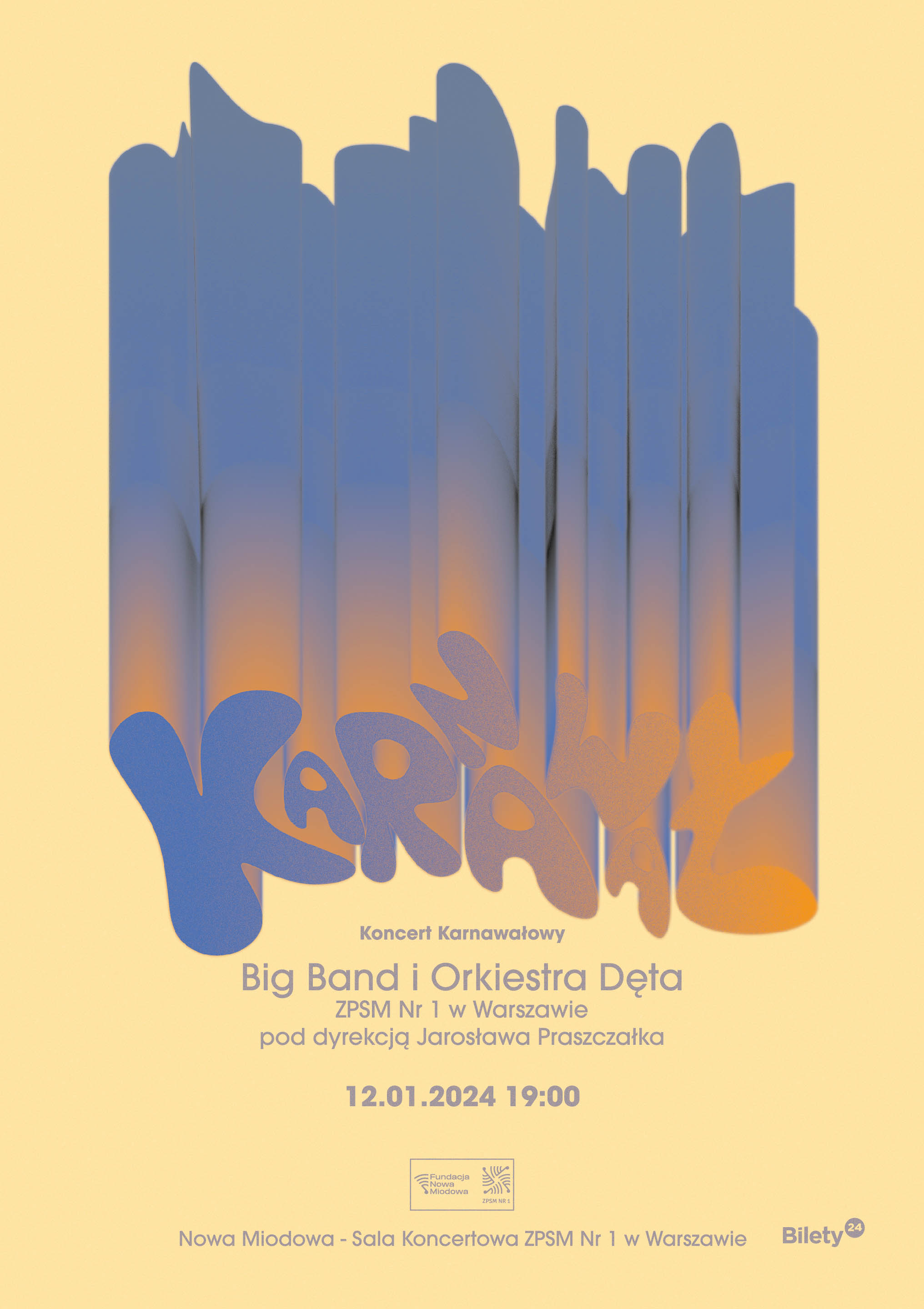 Plakat koncert karnawałowy