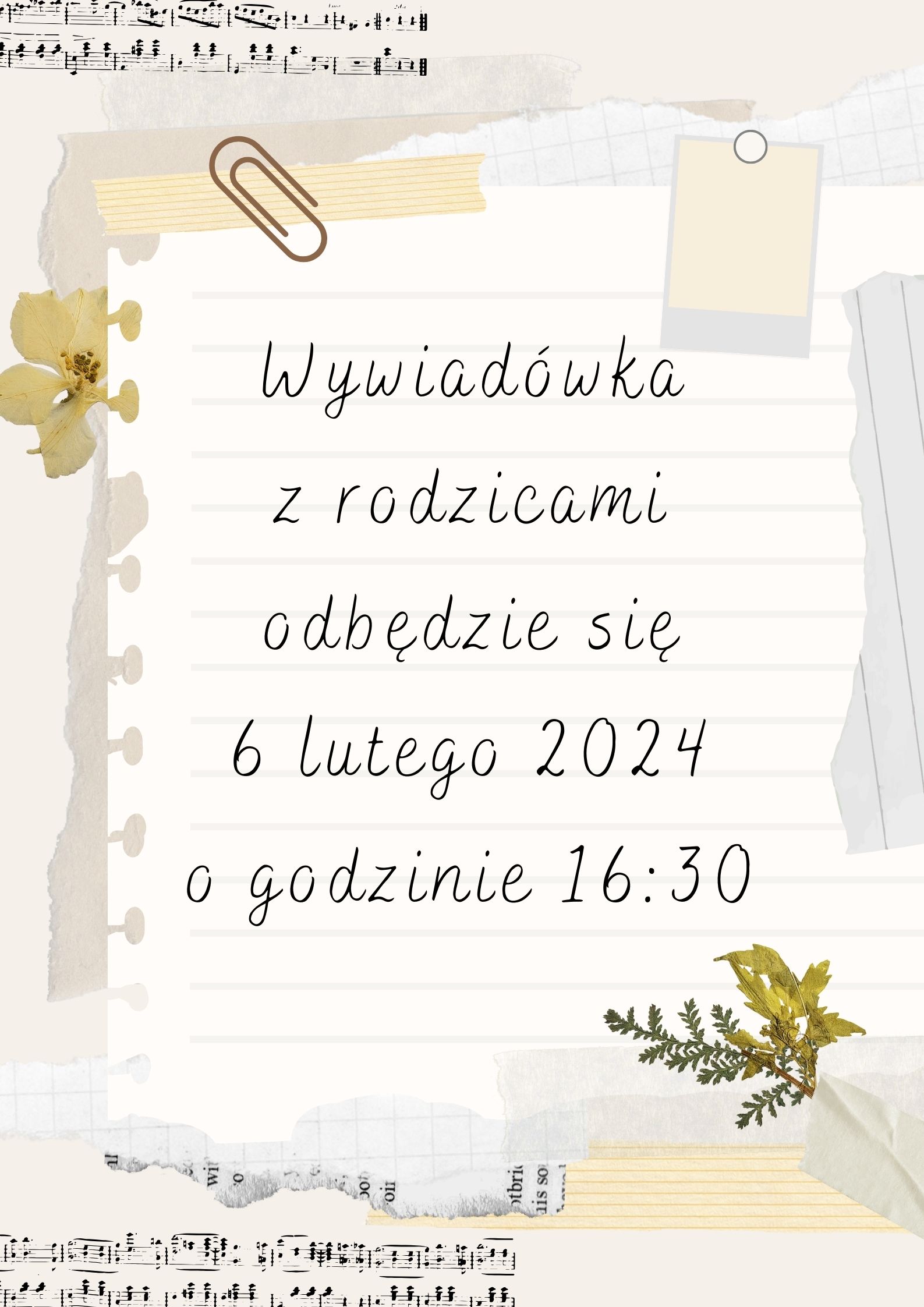 Wywiadówka z rodzicami 