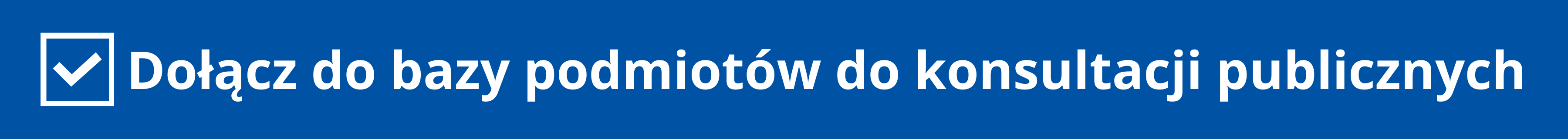 Zapisz się do bazy podmiotów do konsultacji publicznych