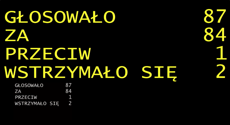 Zrzut ekranu ze strony: https://www.senat.gov.pl/transmisje/biezace-transmisje/
