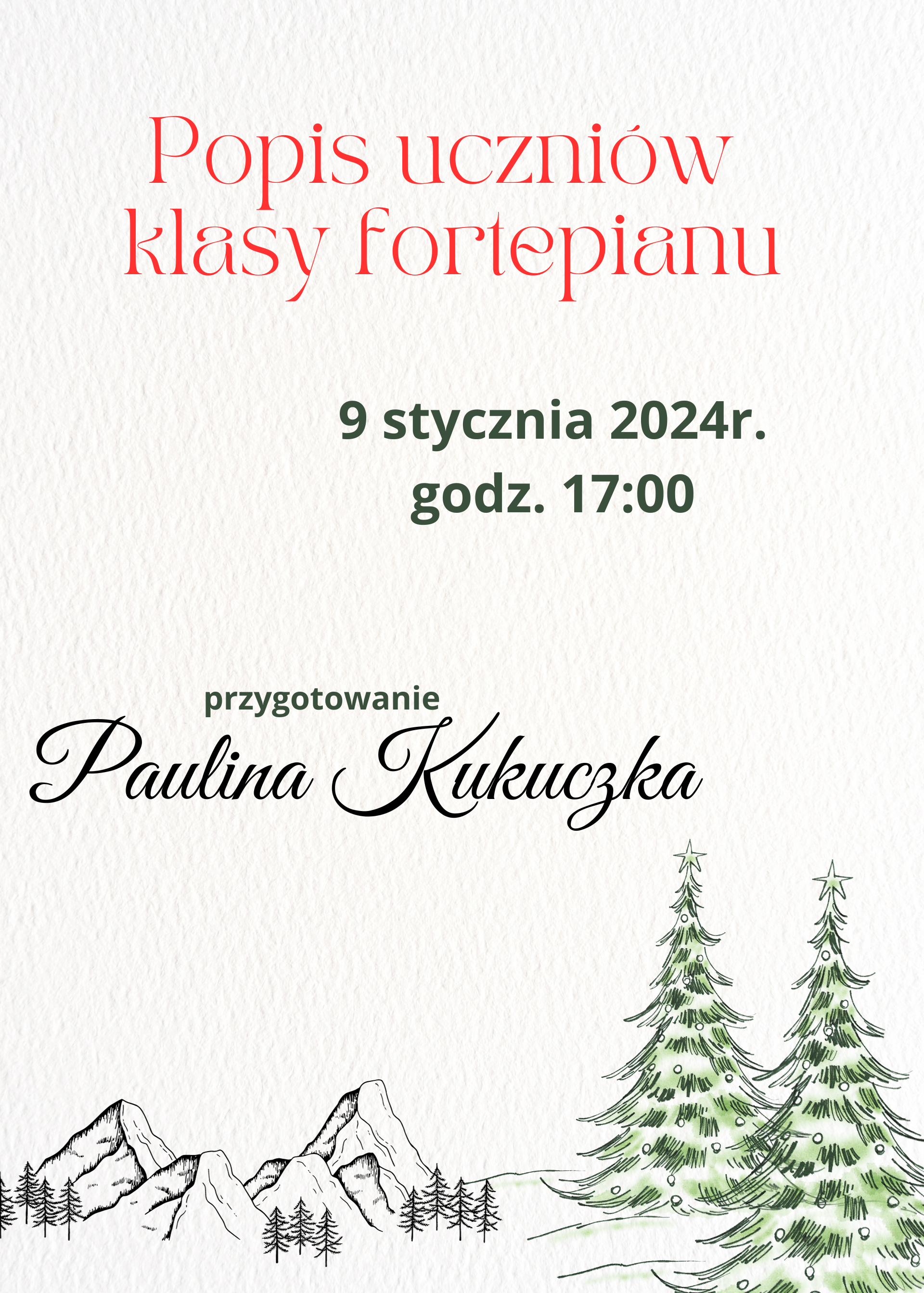 koncert klasy fortepianu