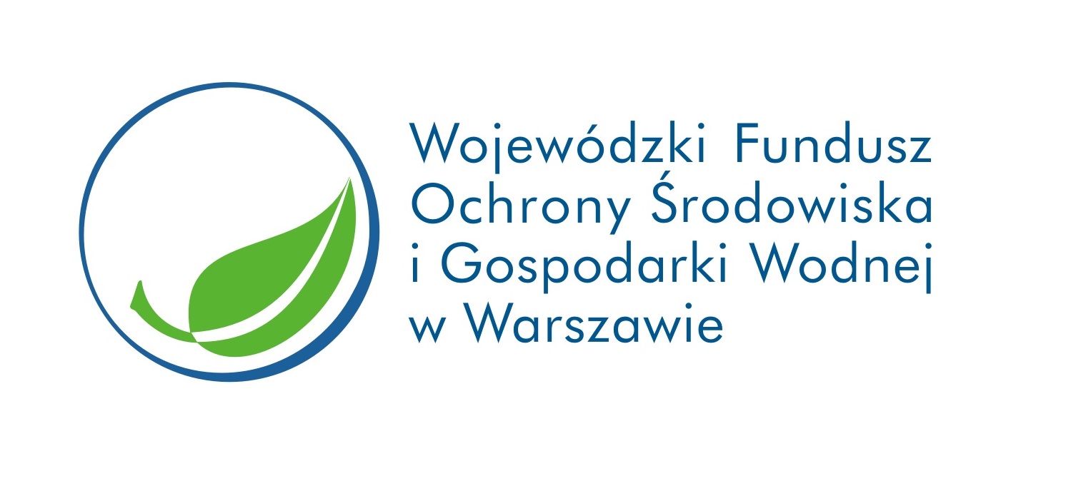 Logo Wojewódzkiego Funduszu Ochrony Środowiska i Gospodarki Wodnej w Warszawie.
