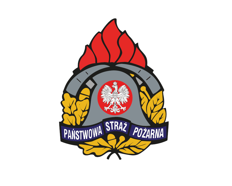 Zdjęcie przedstawia logo Państwowej Straży Pożarnej.