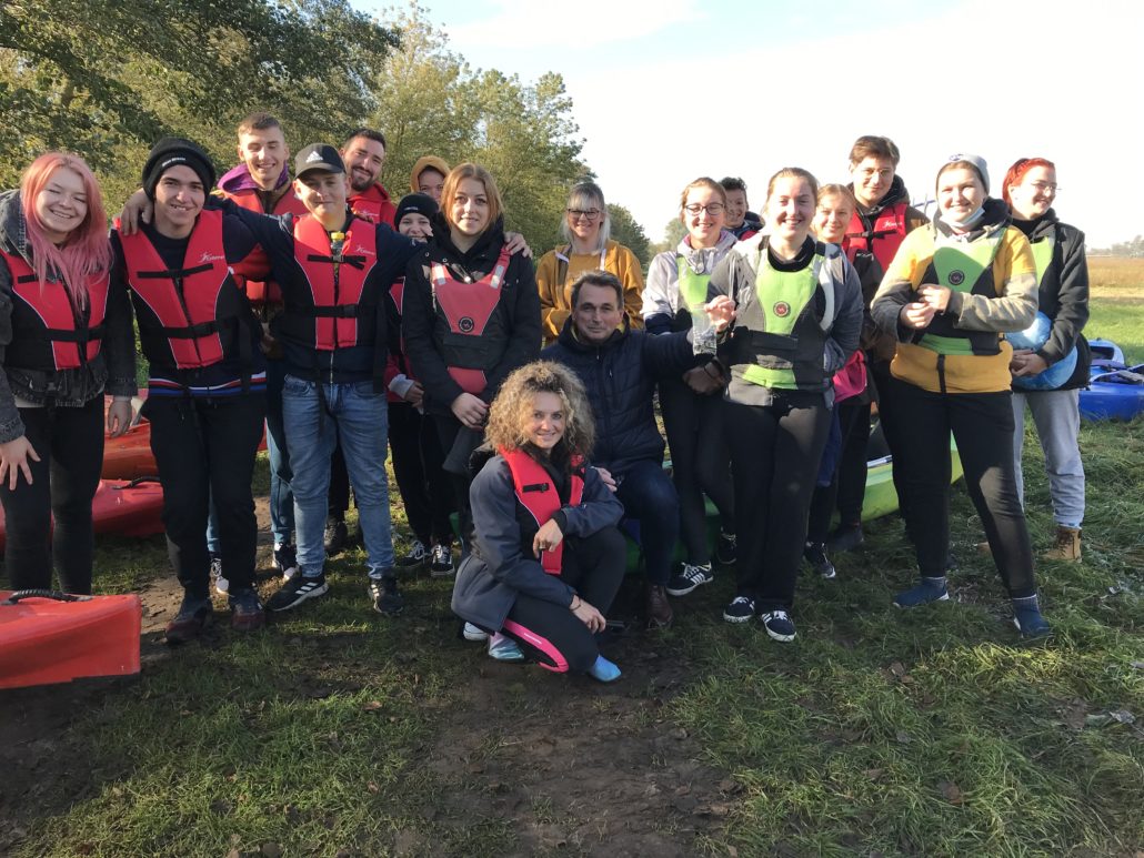 Spływ Papieski młodzieży ze Zduńskiej Dąbrowy