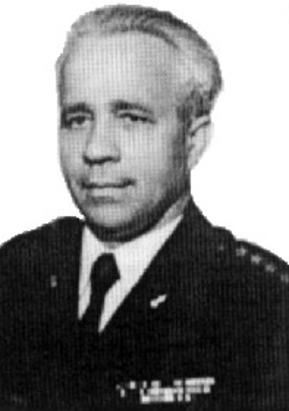 mł. bryg. Kazimierz Szakiel Komendant Powiatowy Straży Pożarnych w Leżajsku w roku 1956