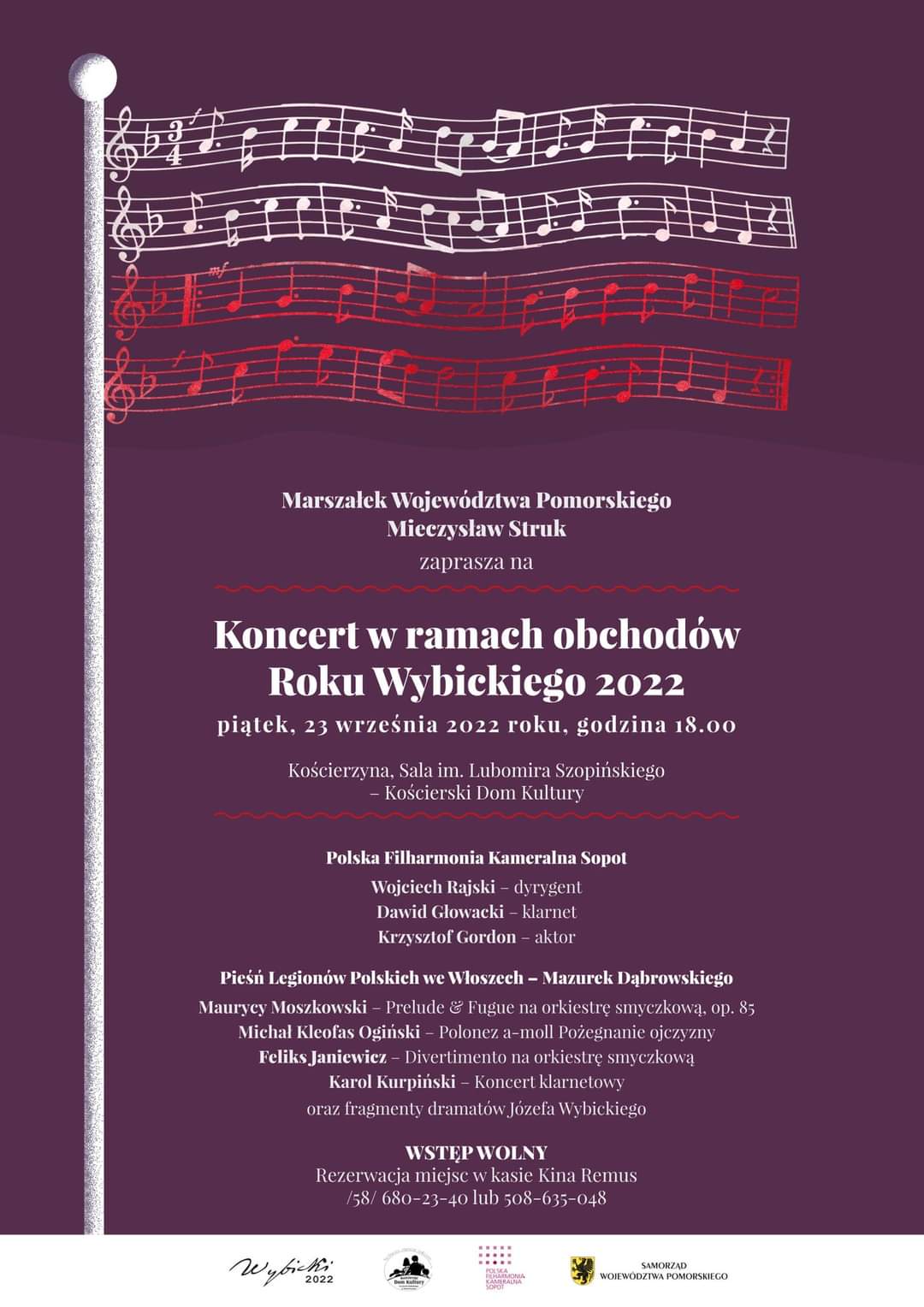 Koncert w ramach obchodów Roku Wybickiego