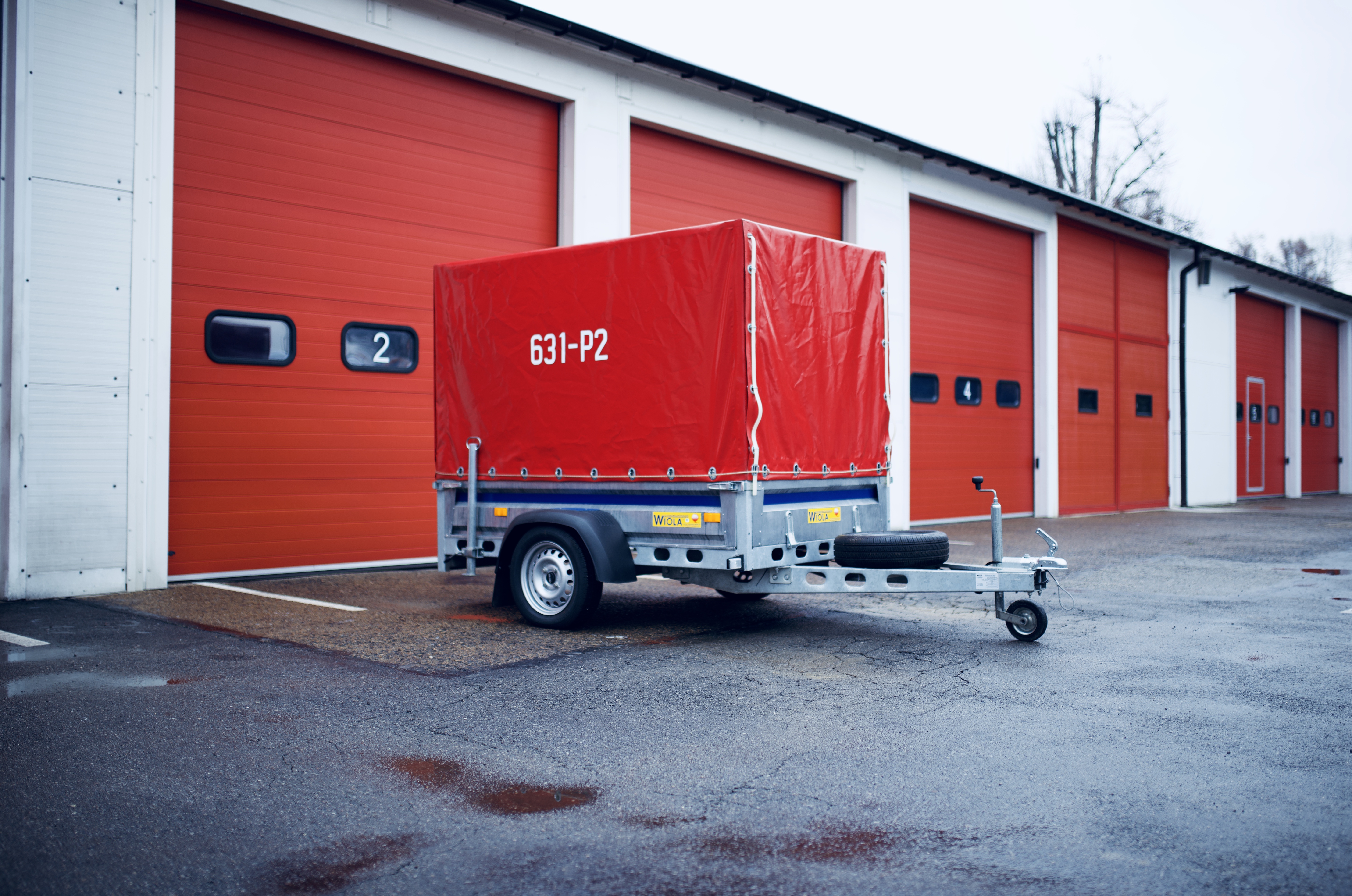 Przyczepa lekka - zestaw pompowy