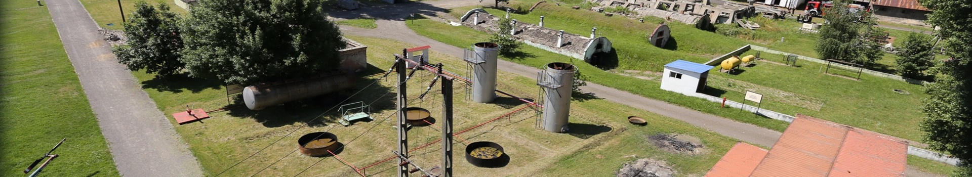 Baner - stanowiska poligonowe - widok z góry