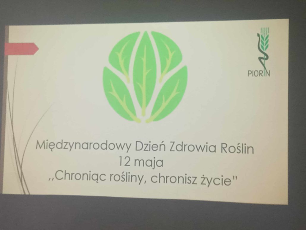 Spotkanie uczniów z pracownikami Wojewódzkiego Inspektoratu Ochrony Roślin i Nasiennictwa w Łodzi