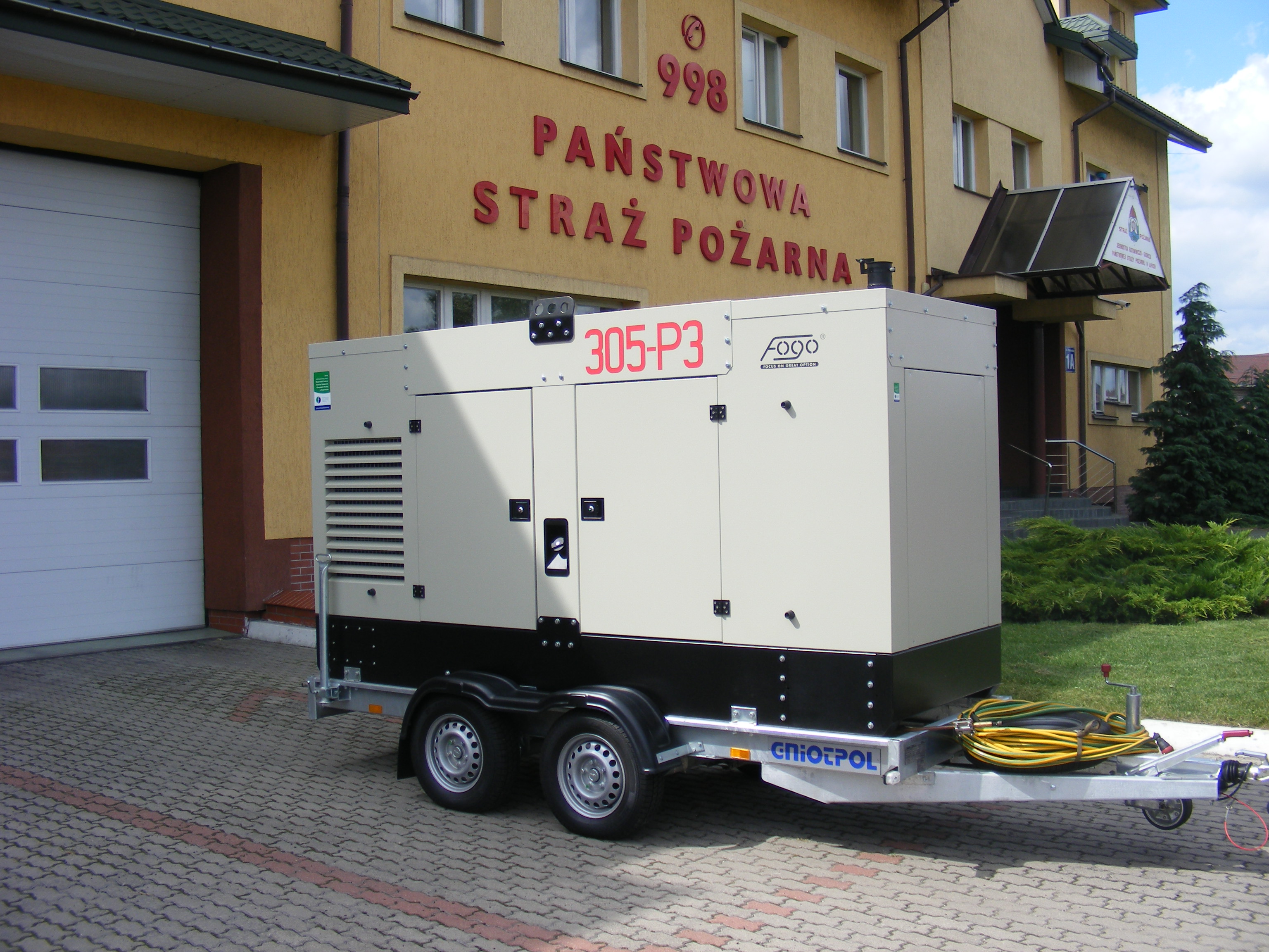 305-P3 Przyczepa agregat prądotwórczy FV 130 ACGP