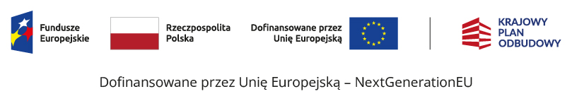 Logotypy programów unijnych i KPO