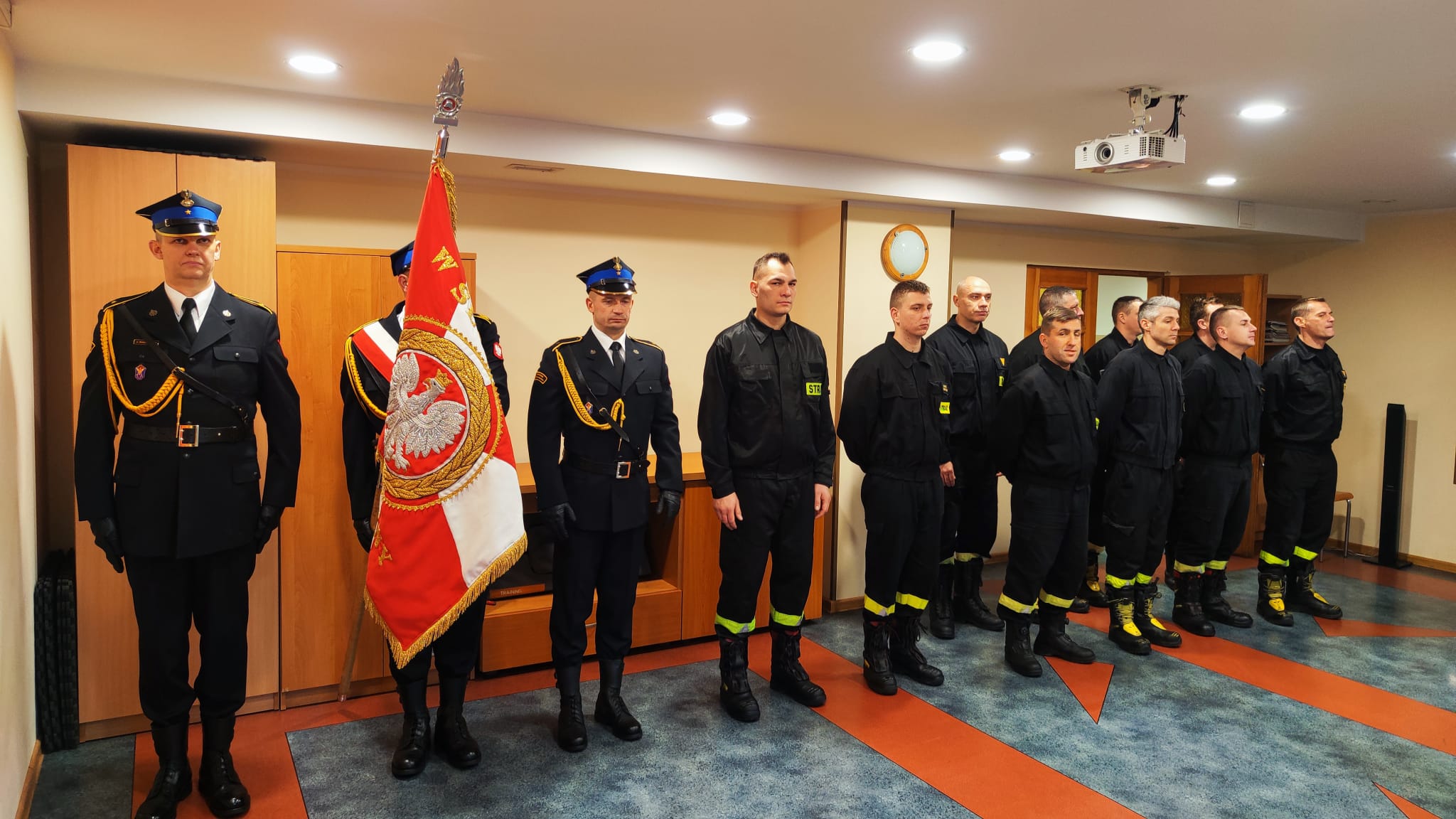 Ślubowanie strażaków w braniewskiej Komendzie Powiatowej Państwowej Straży Pożarnej