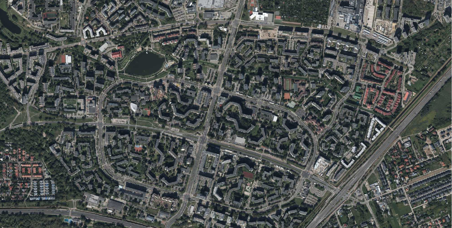 Ilustracja przedstawia dane fotogrametryczne wykonane na zlecenie ARiMR.