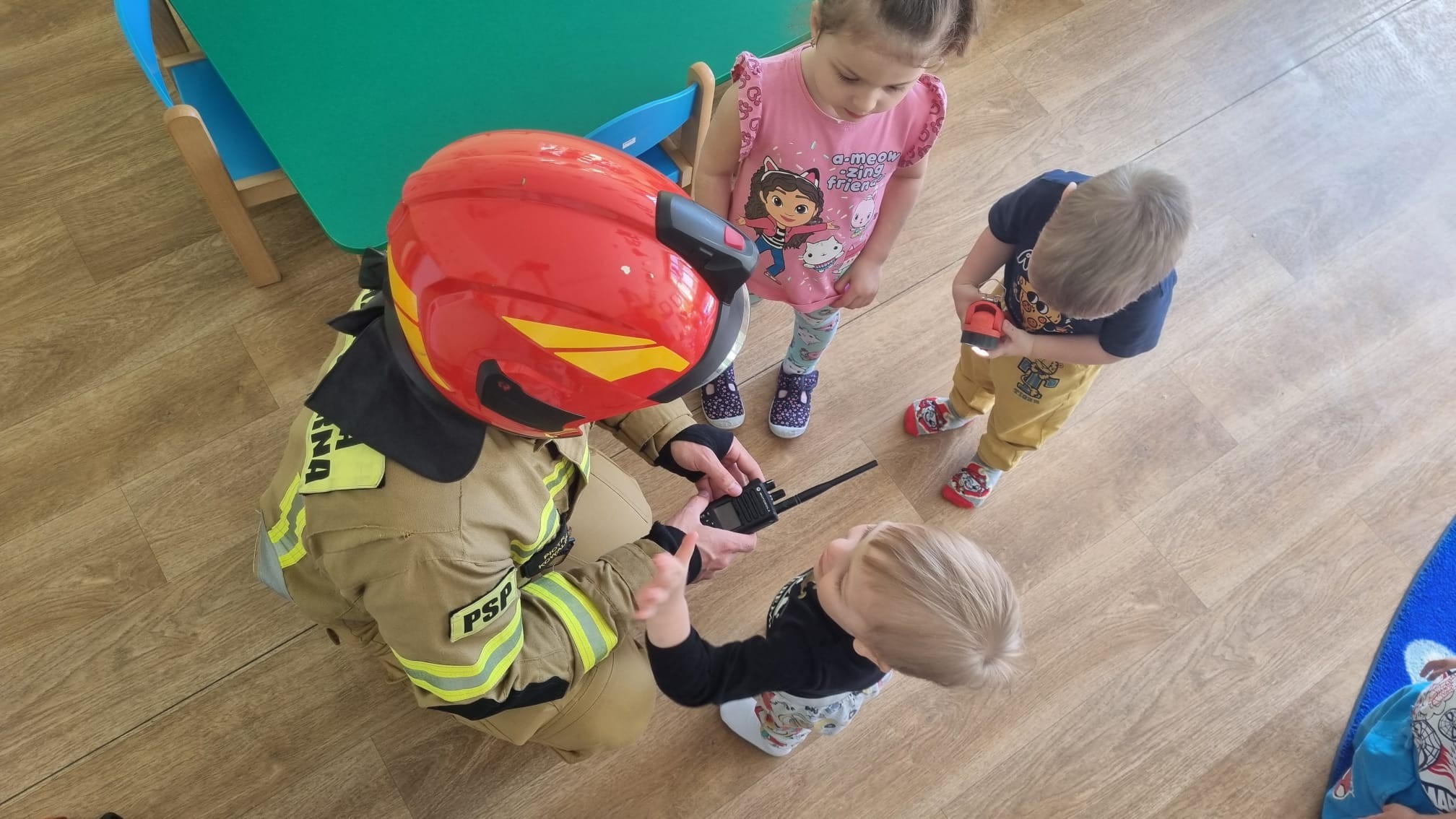 Przedszkolaki u strażaków PSP