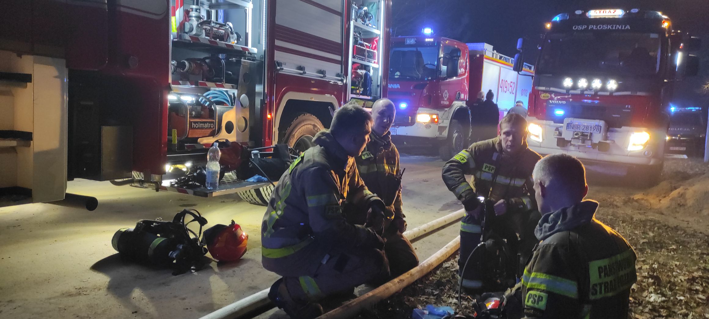 Pożar budynku mieszkalnego – Długobór gm. Płoskinia