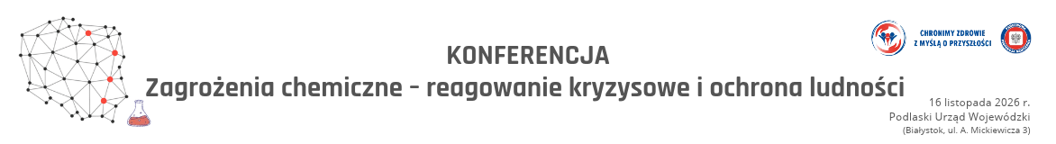 Zagrożenia chemiczne – reagowanie kryzysowe i ochrona ludności