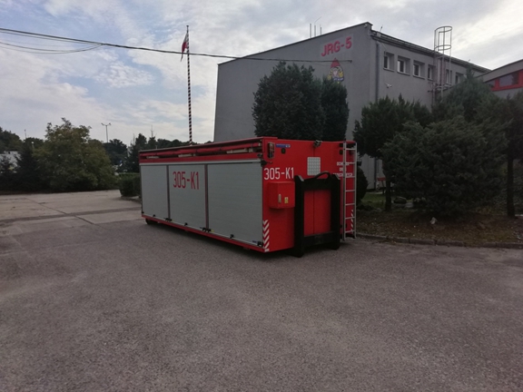 Kontener powodziowo-pompowy