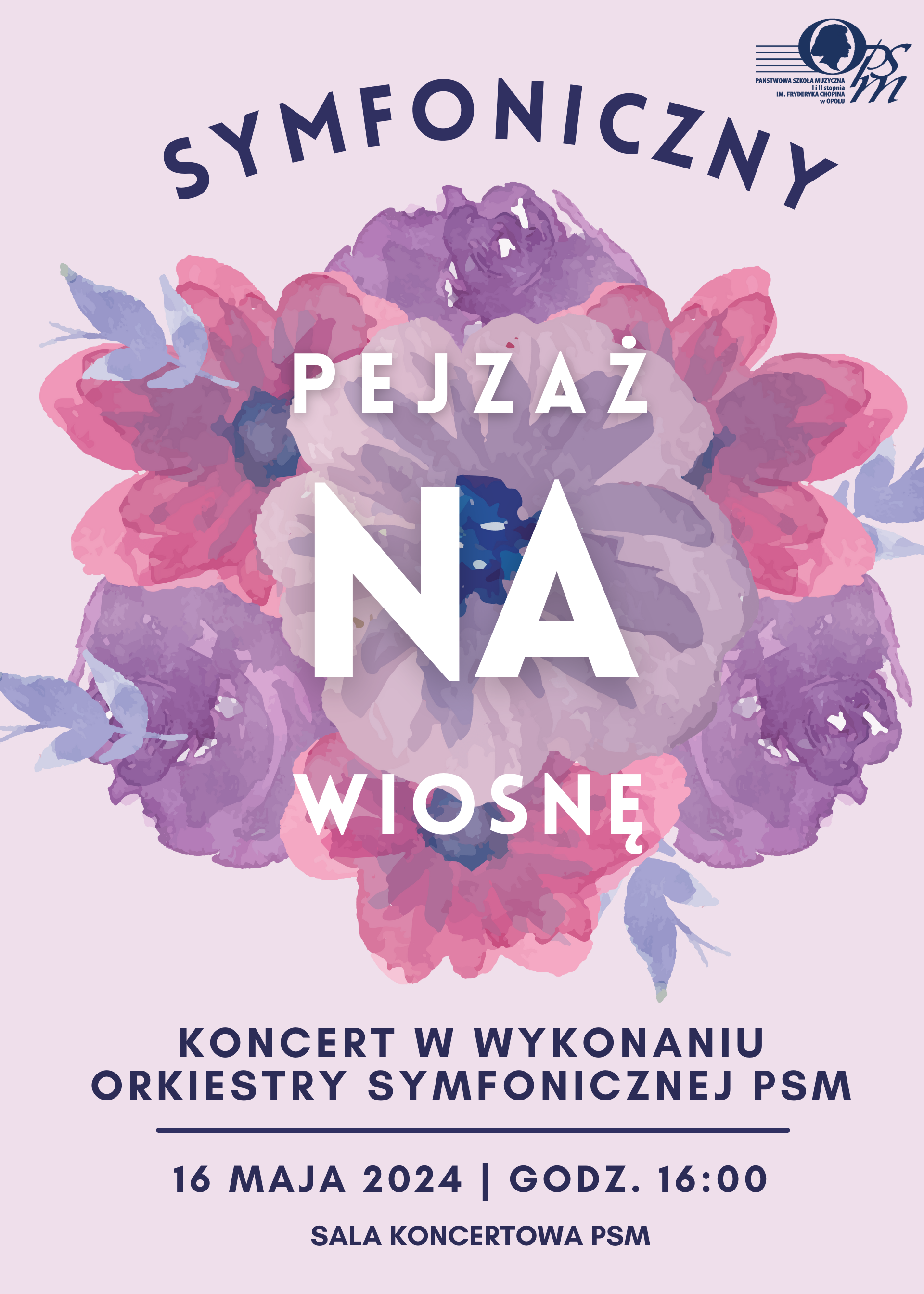 Plakat koncertu symfonicznego