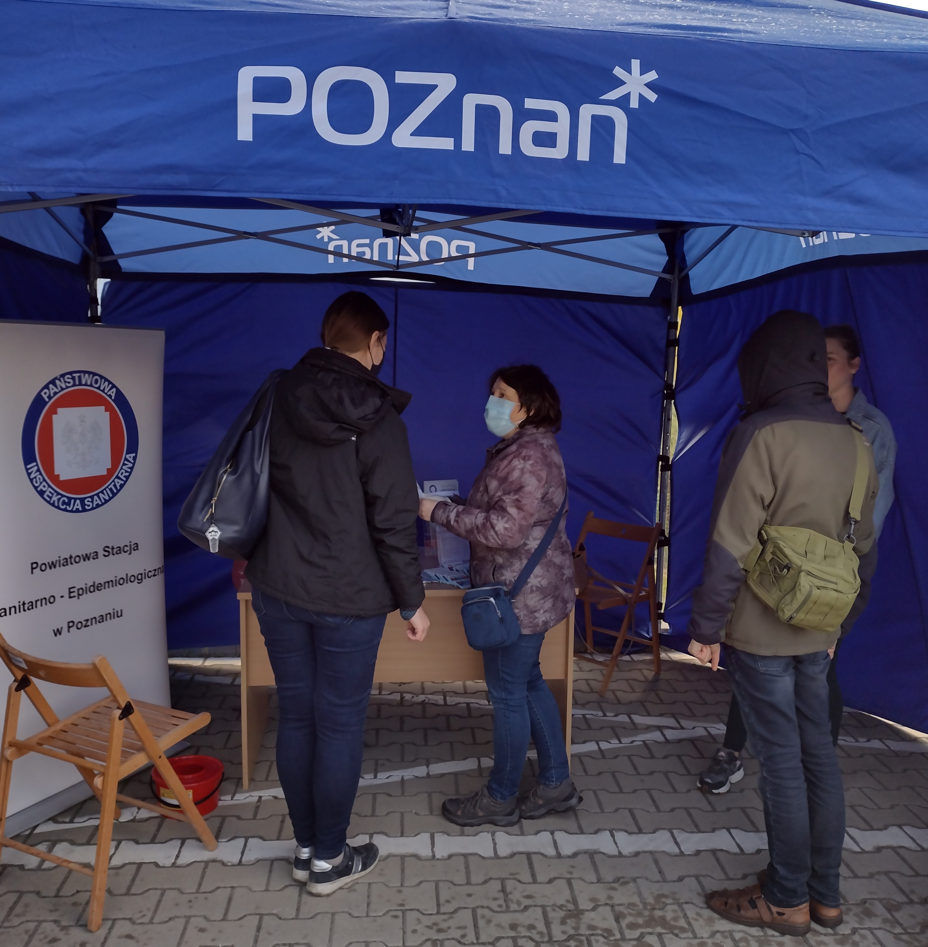 Stanowisko PSSE w Poznaniu podczas „Białej Soboty” w POSUM