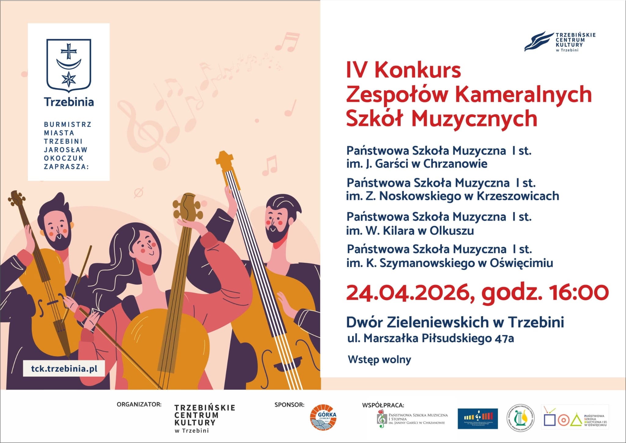 Afisz Konkurs Kameralny