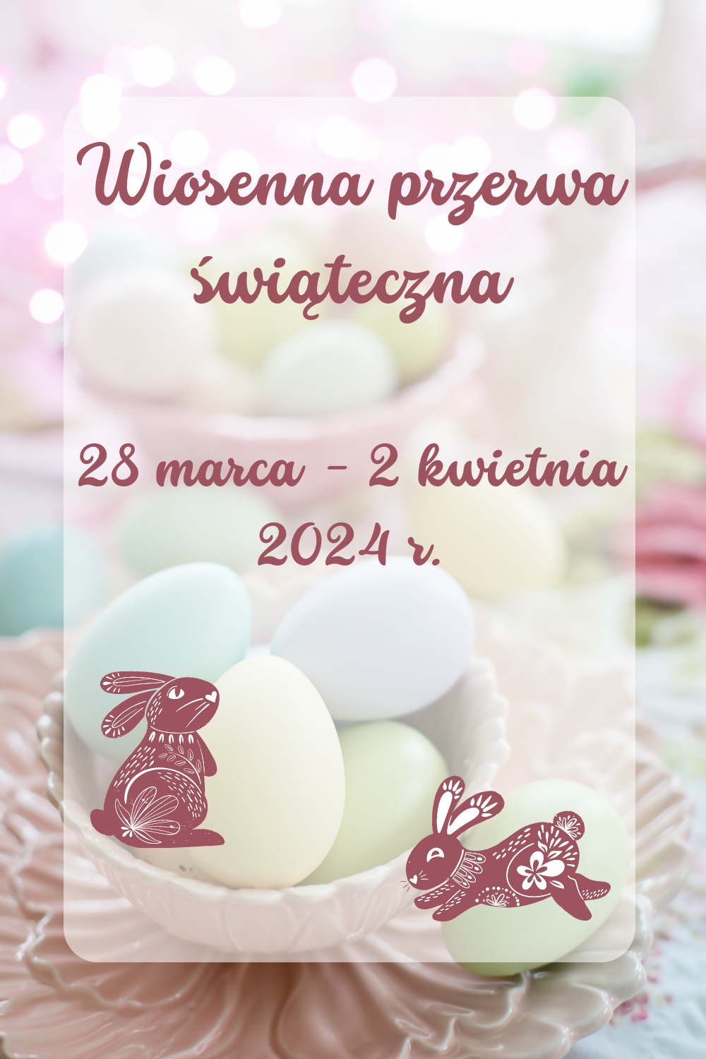 wiosenna przerwa świąteczna