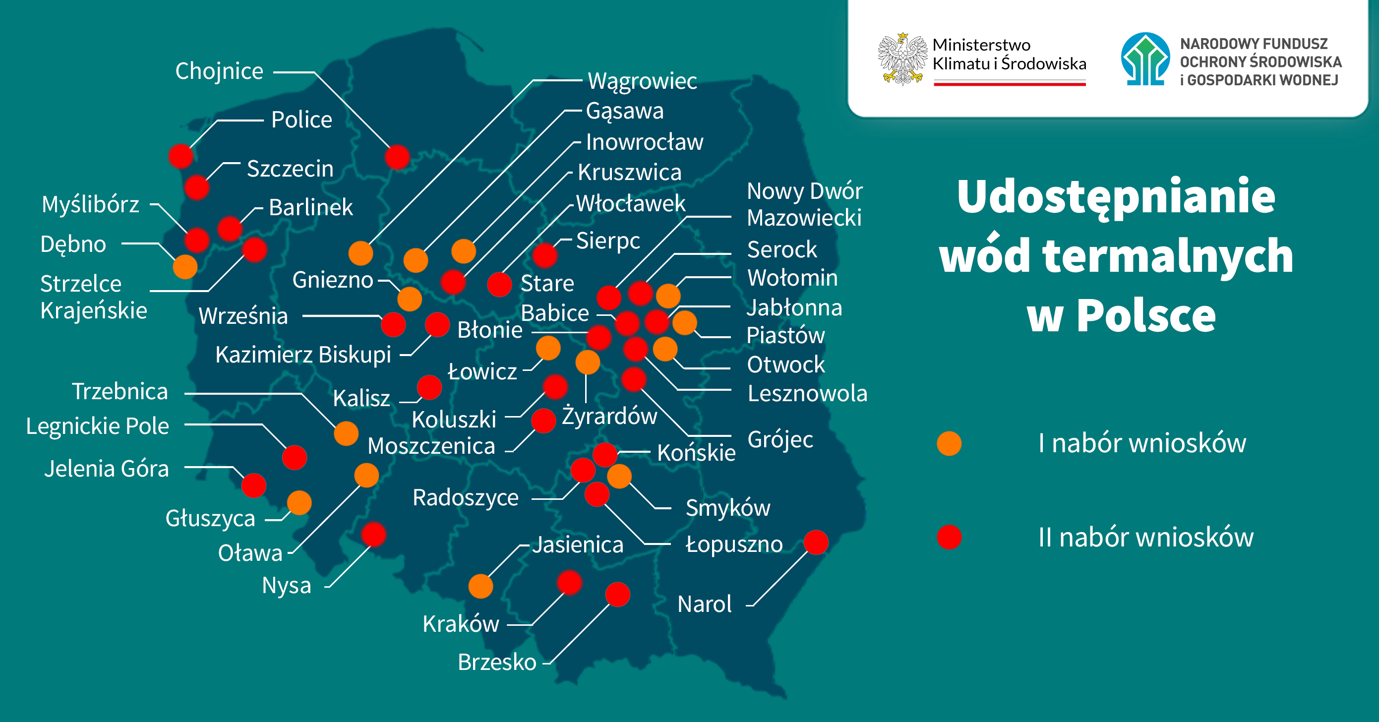 Udostępnianie wód termalnych w Polsce. Wyniki naborów w programie priorytetowym