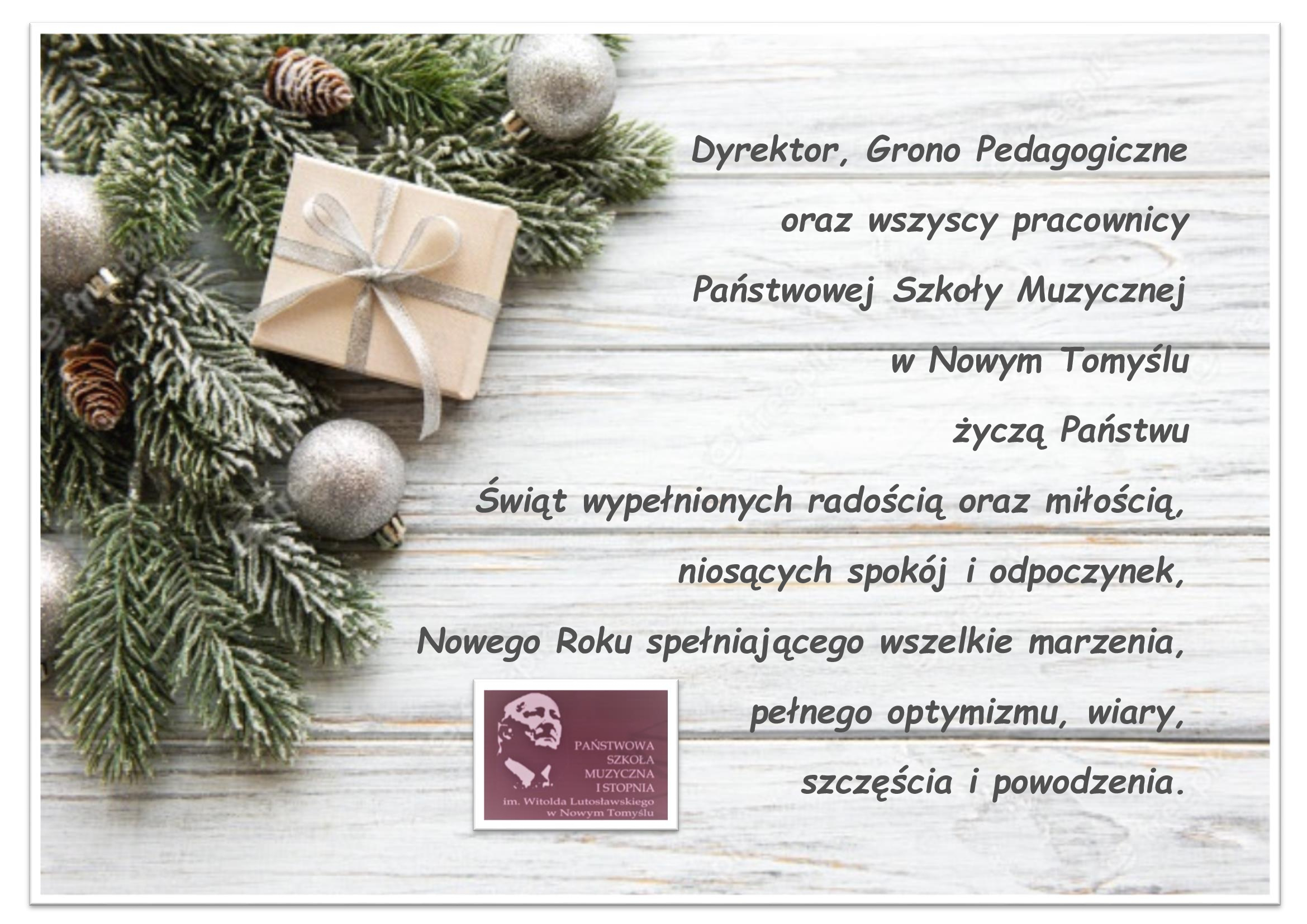 Plakat Życzenia Świąteczne