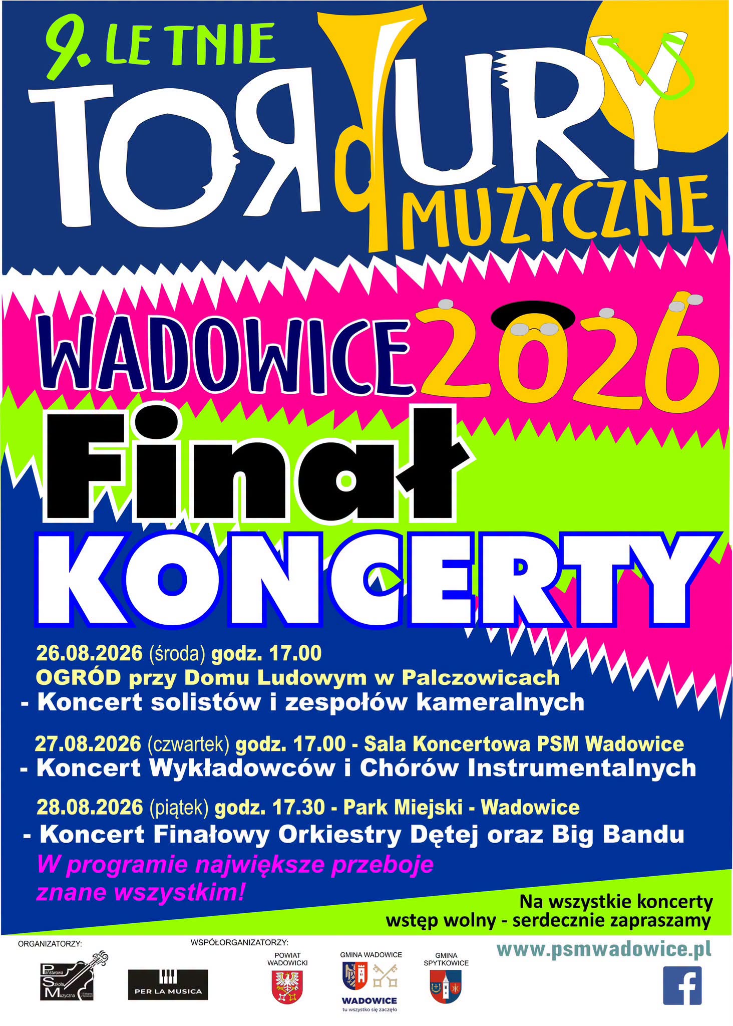 Koncert Big Band i Orkiestra 28.08.2026 - 9. Letnie Tortury Muzyczne