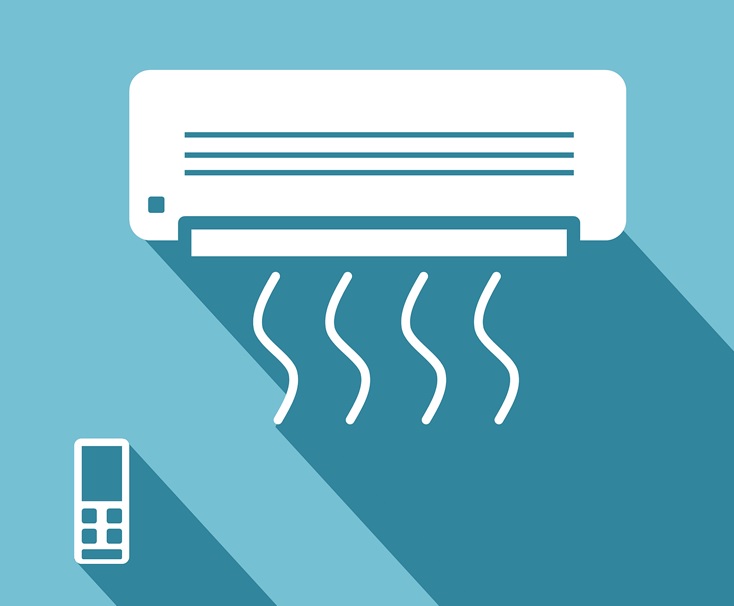 Grafika przedstawiająca klimatyzator