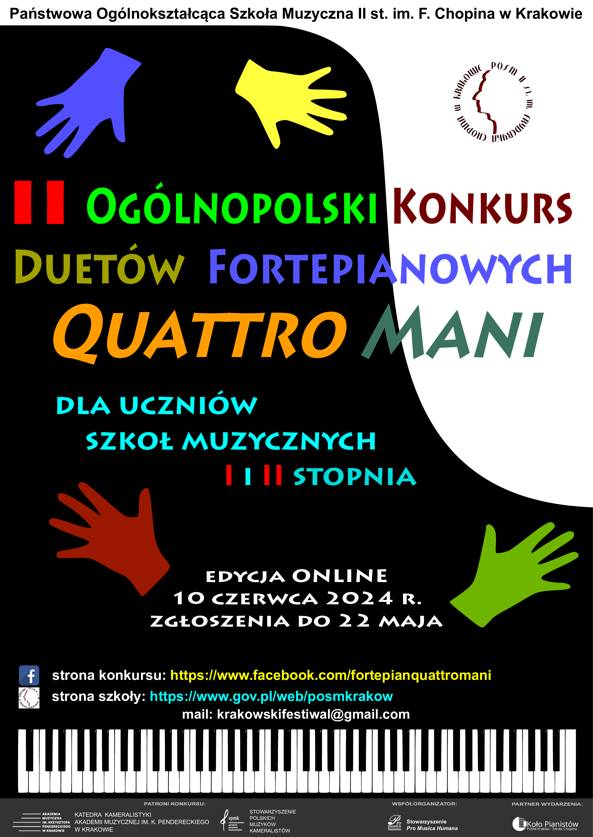 II ogólnopolski Konkurs Duetów Fortepianowych "Quattro Mani"
