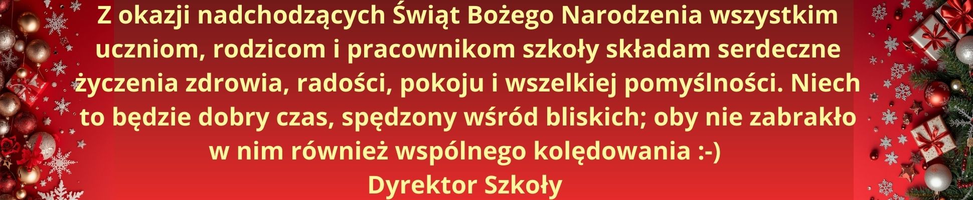 grafika z życzeniami świątecznymi