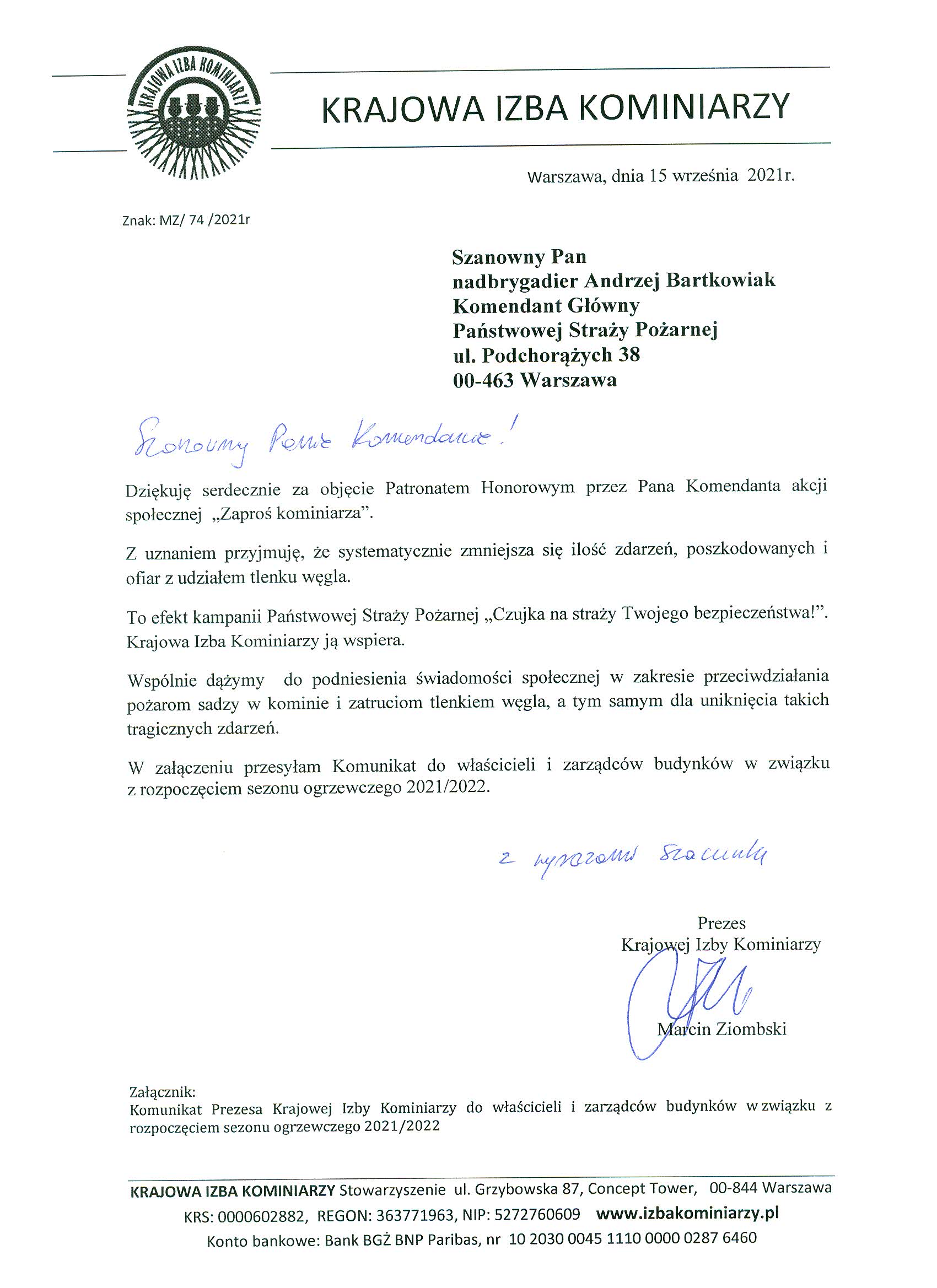 Akcja społeczna "Zaproś Kominiarza"